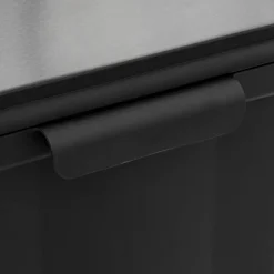 Poubelle de tri sélectif en métal 20+14L, Inox