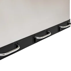 Poubelle de tri 3X18L, Inox