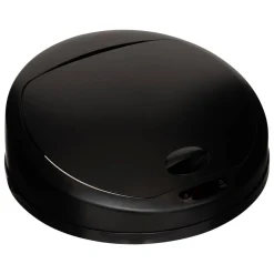 Poubelle, Détecteur infra-rouge + bouton, 40 l, Noir