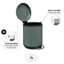 Poubelle 5L, Ficus