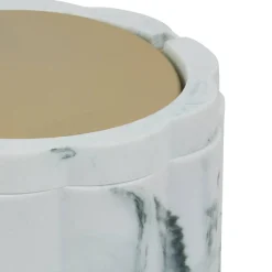 Poubelle, Manuel, 1,5 l, Blanc