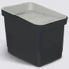 Poubelle, Manuel, 20,5 l, Noir