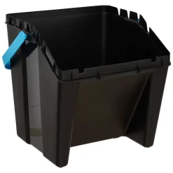 Poubelle, Manuel, 30 l, Noir