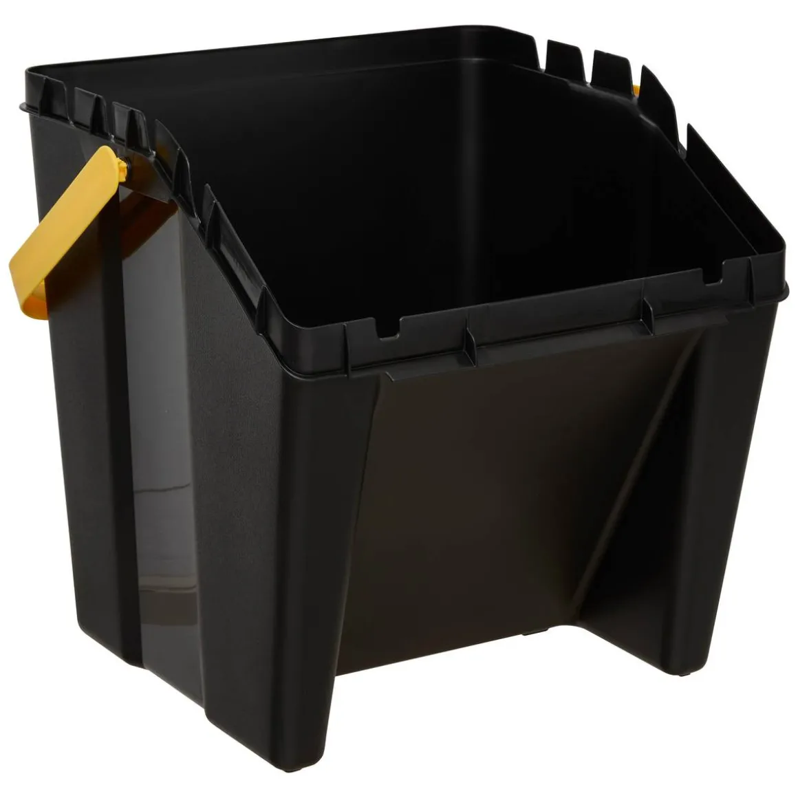 Poubelle, Manuel, 30 l, Noir