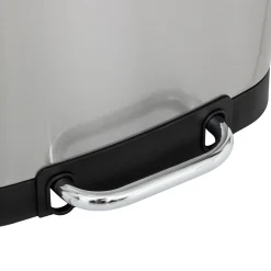 Poubelle métal 20L, Inox