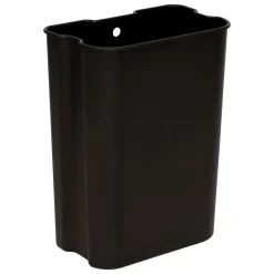 Poubelle métal 50L, Inox finition mat
