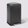 Poubelle métal 20L, Noir