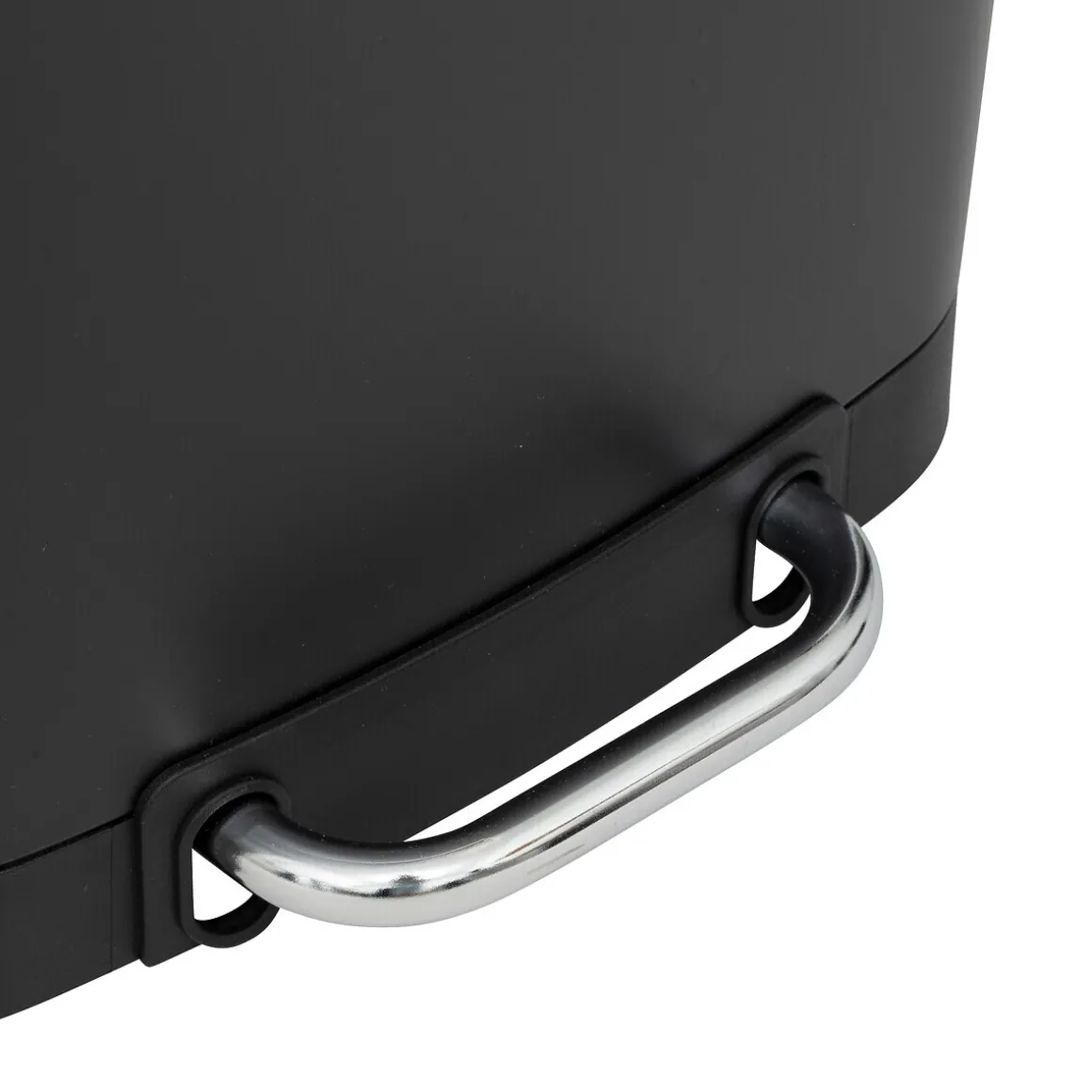 Poubelle métal 20L, Noir