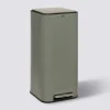 Poubelle métal 30L, Vert