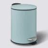 Poubelle métal Soft Close 3L, Bleu artic