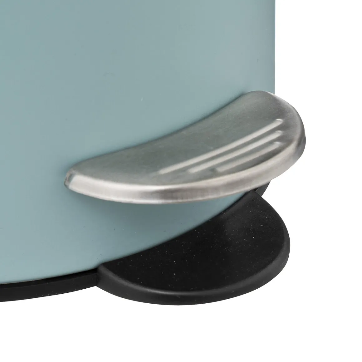 Poubelle métal Soft Close 3L, Bleu artic