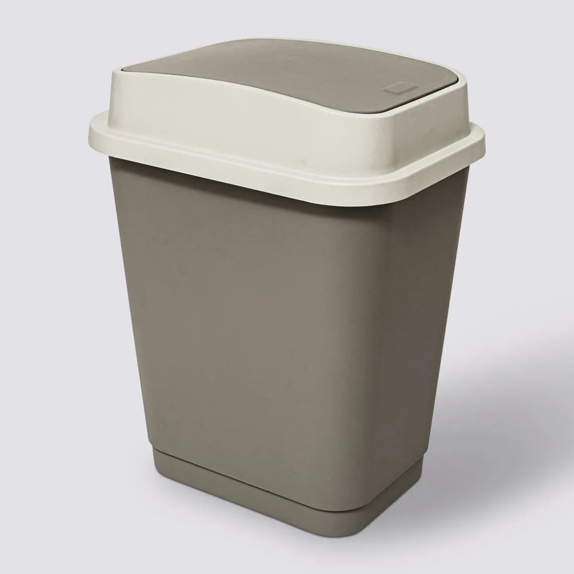 Poubelle plastique 25L, Taupe