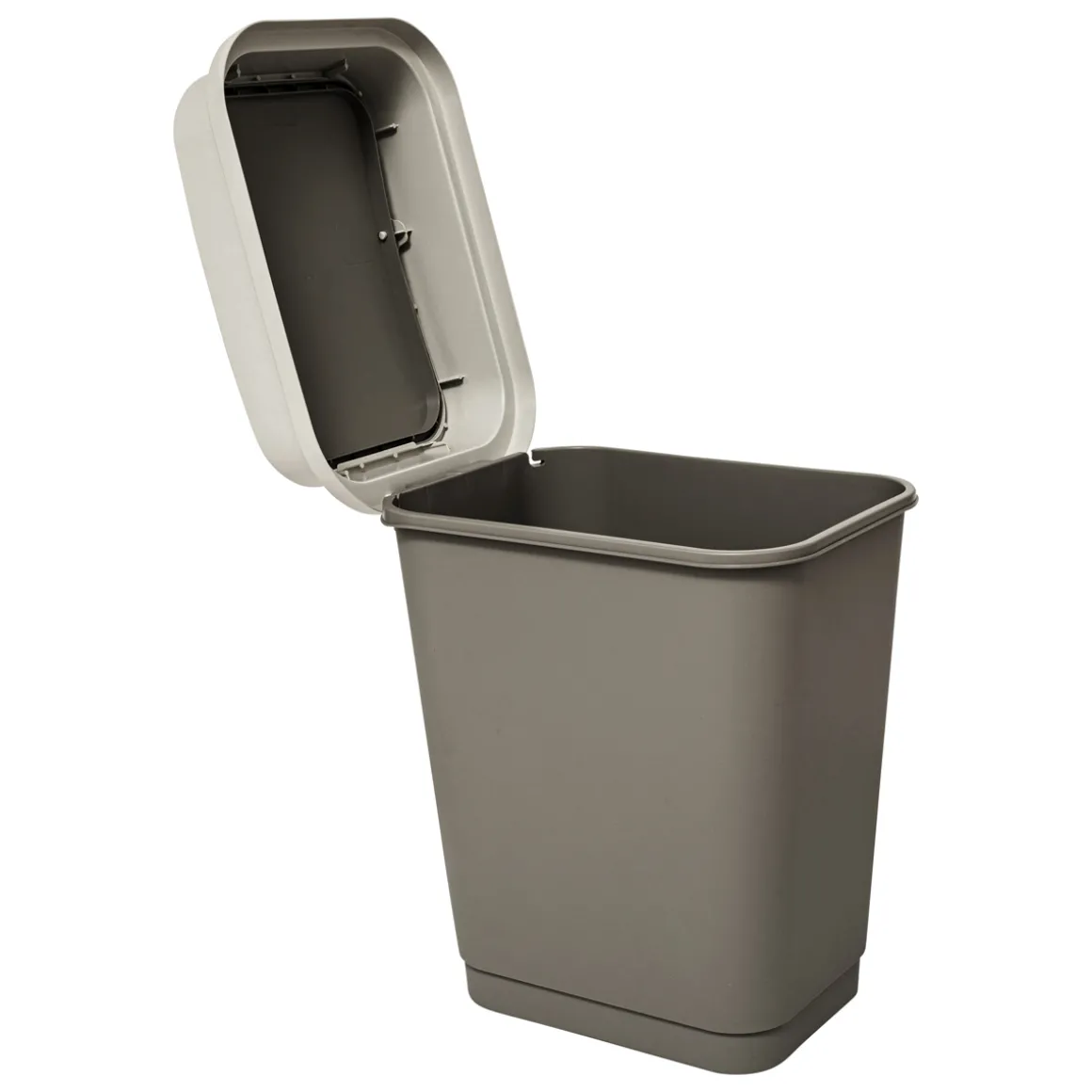 Poubelle plastique 25L, Taupe