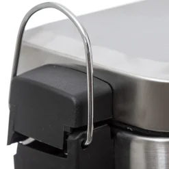 Poubelle rect soft close inox 5l