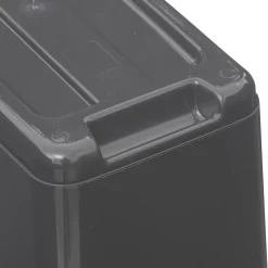 Poubelle rectangulaire à 2 ouvertures plastique 45L, Gris