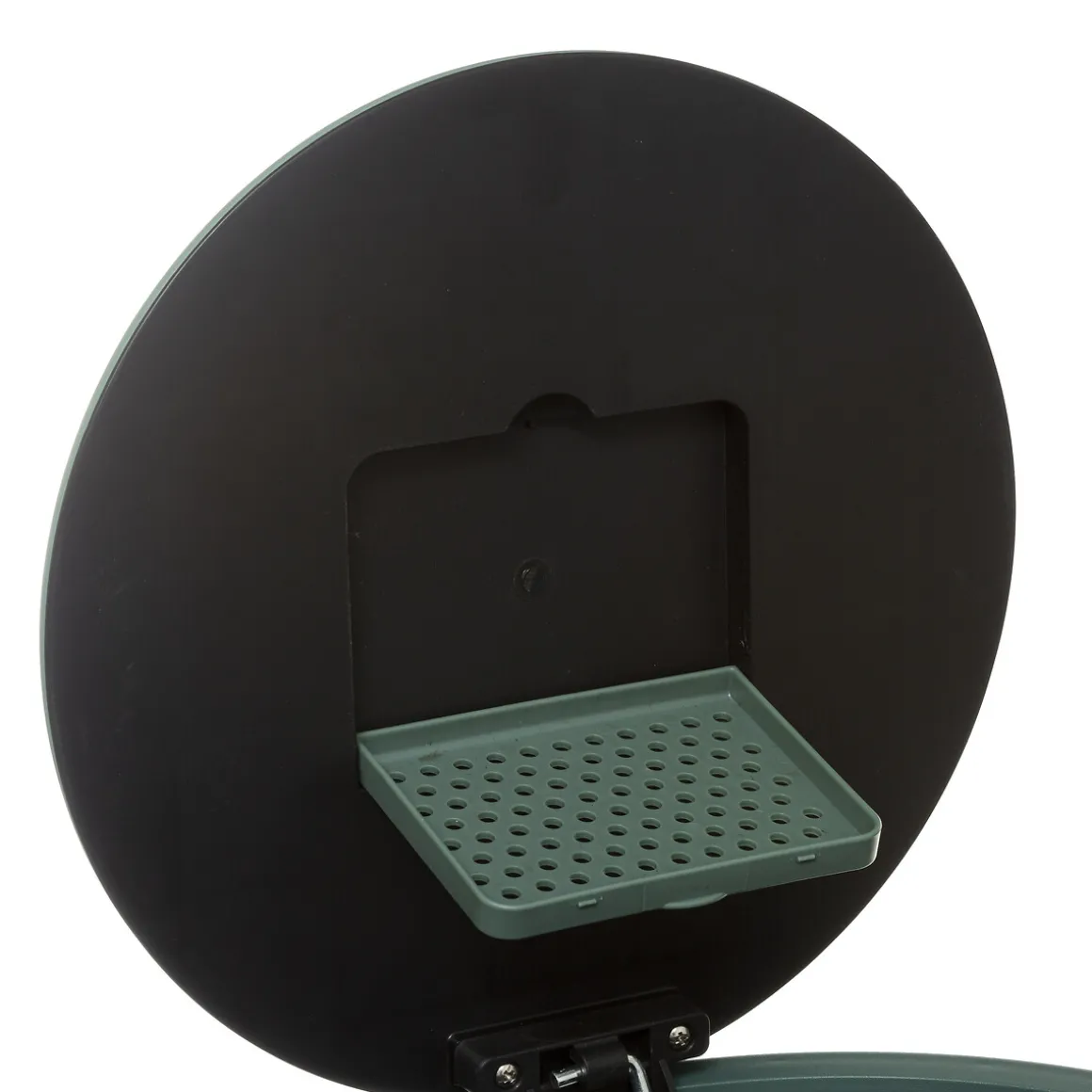 Poubelle ronde en métal 30L, Vert