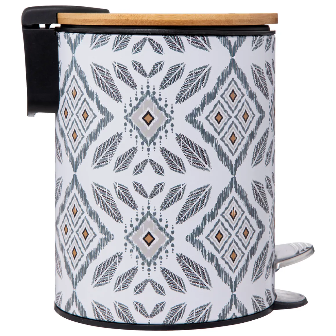 Poubelle soft close 3L, Blanc et vert