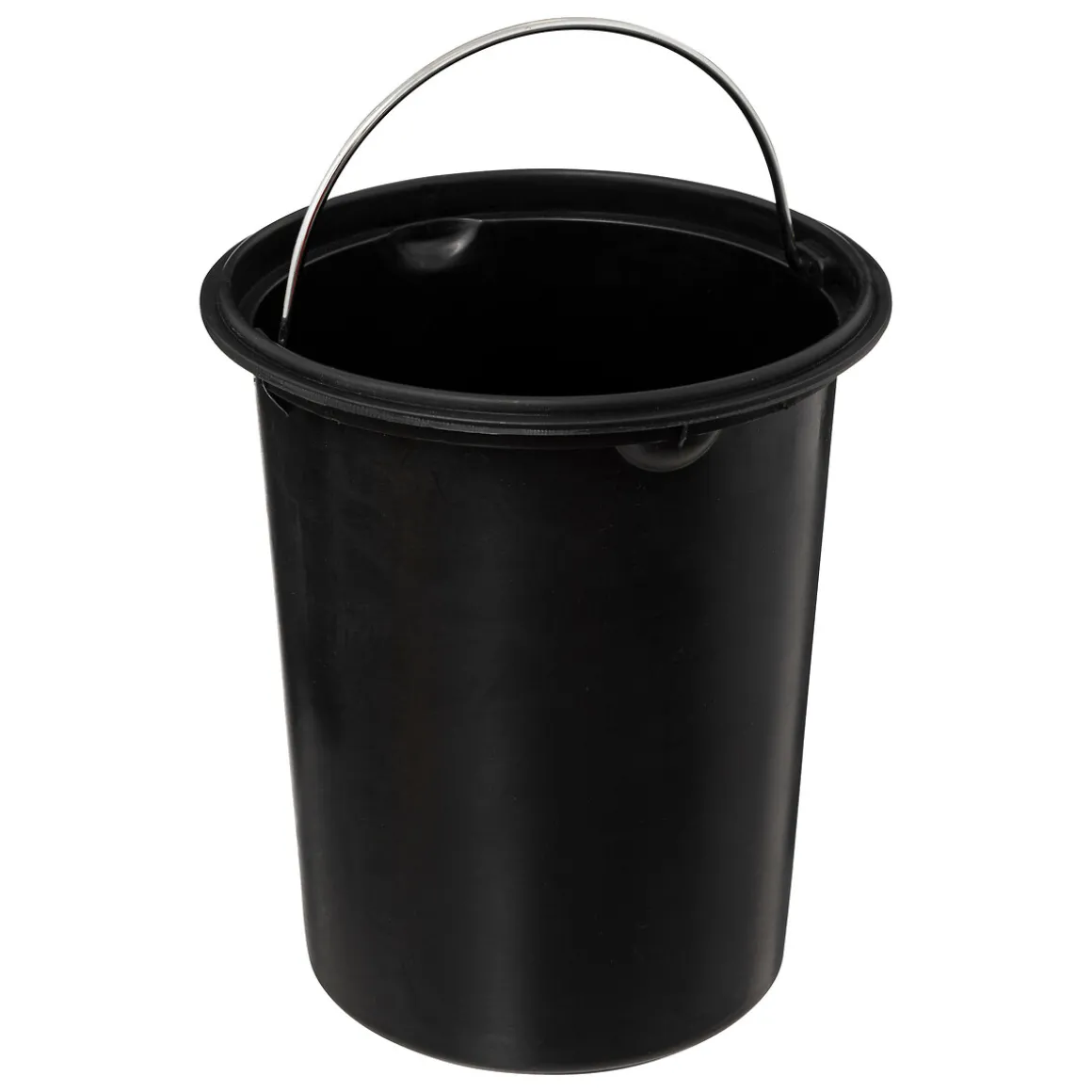 Poubelle soft close 3L, Noir et beige