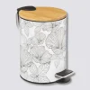 Poubelle Soft close 3L, Noir et Blanc