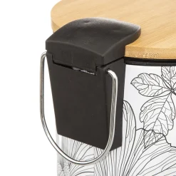 Poubelle Soft close 3L, Noir et Blanc
