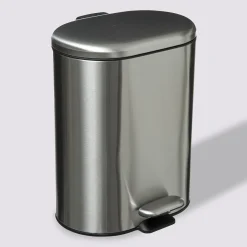 Poubelle Soft close métal 6L, Inox