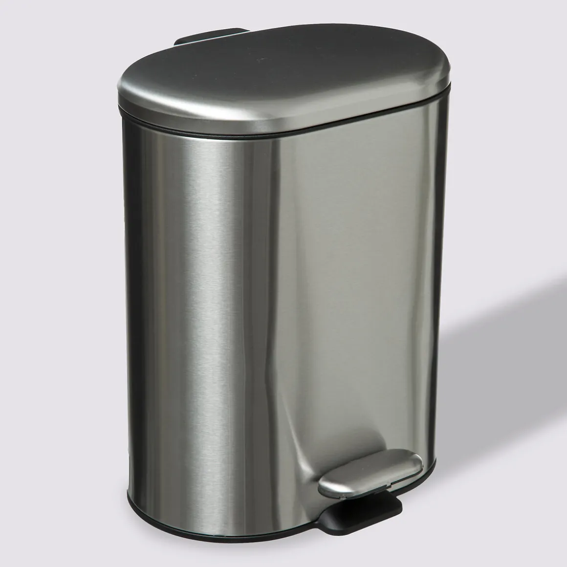 Poubelle Soft close métal 6L, Inox