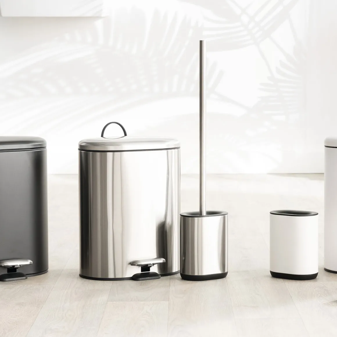 Poubelle Soft close métal 6L, Inox