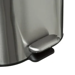 Poubelle Soft close métal 6L, Inox