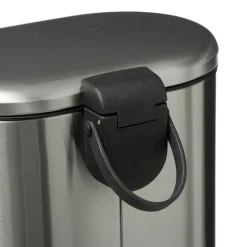 Poubelle Soft close métal 6L, Inox