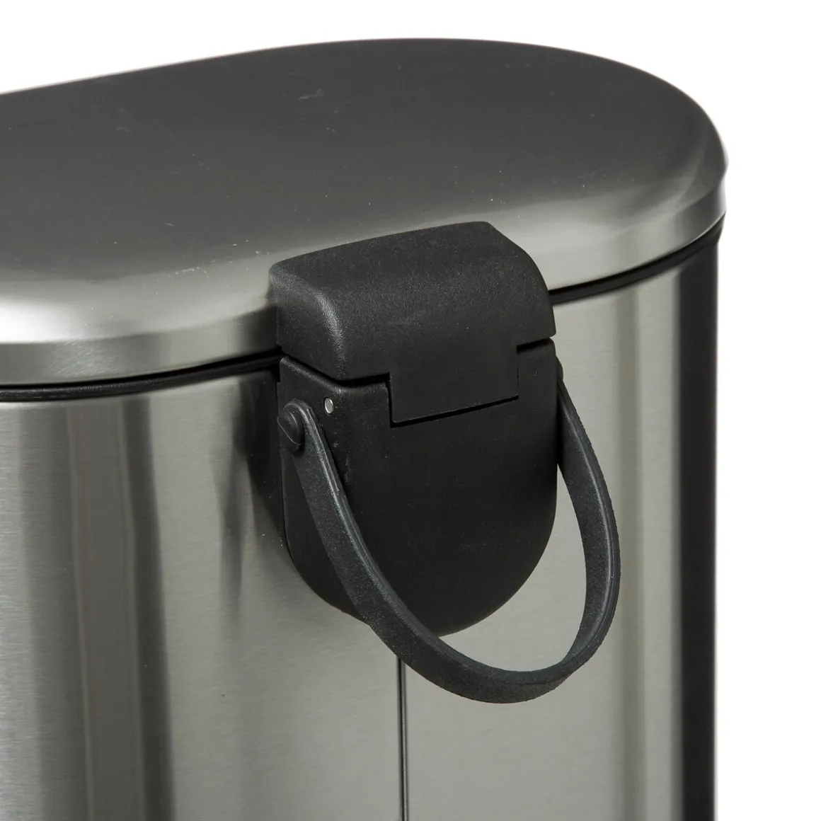 Poubelle Soft close métal 6L, Inox