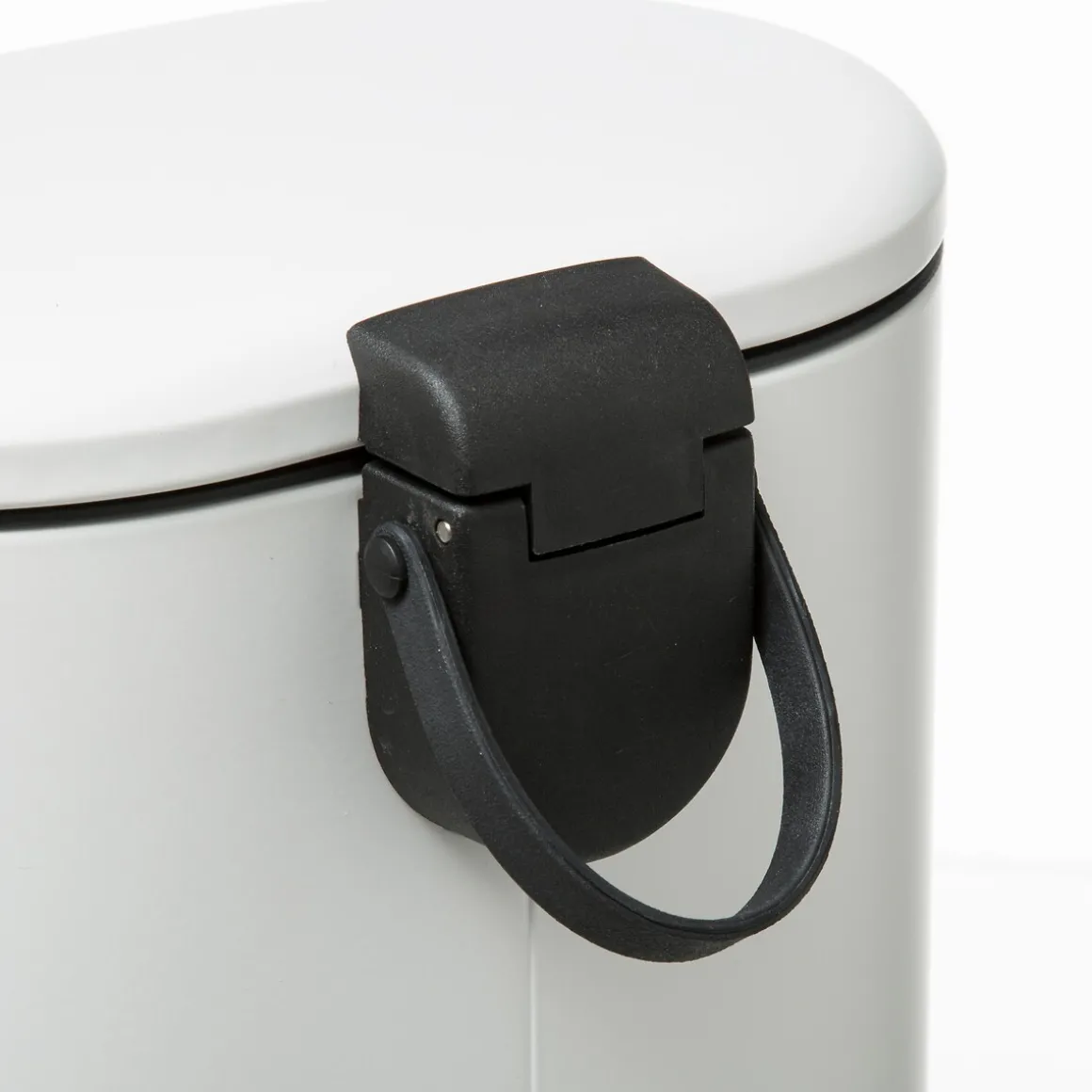 Poubelle Soft close métal 6L, Blanc