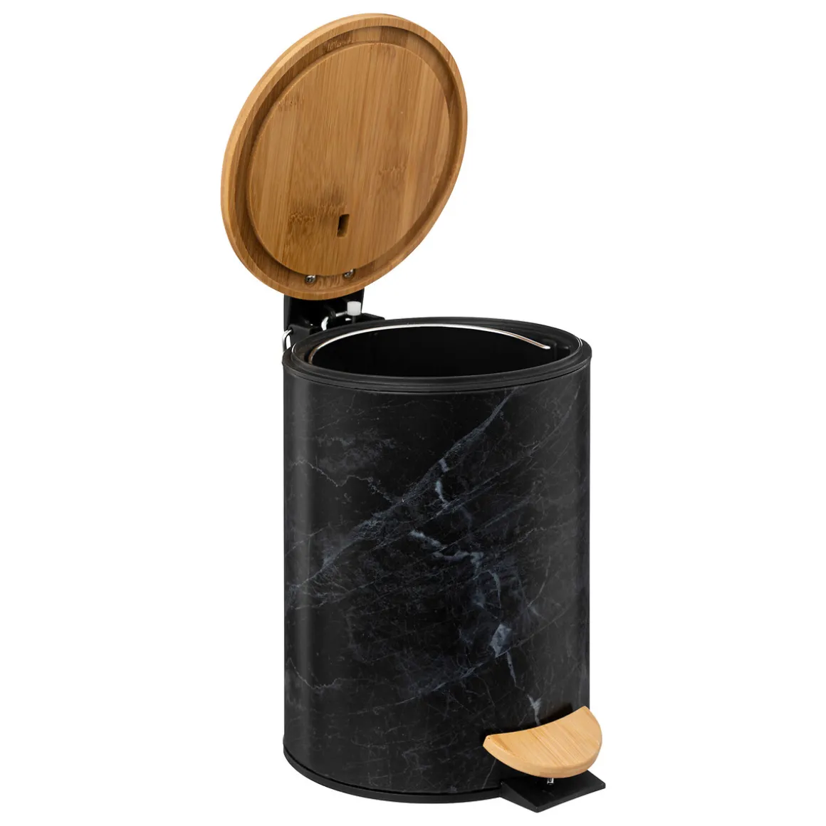 Poubelle Soft close métal 3L, Noir