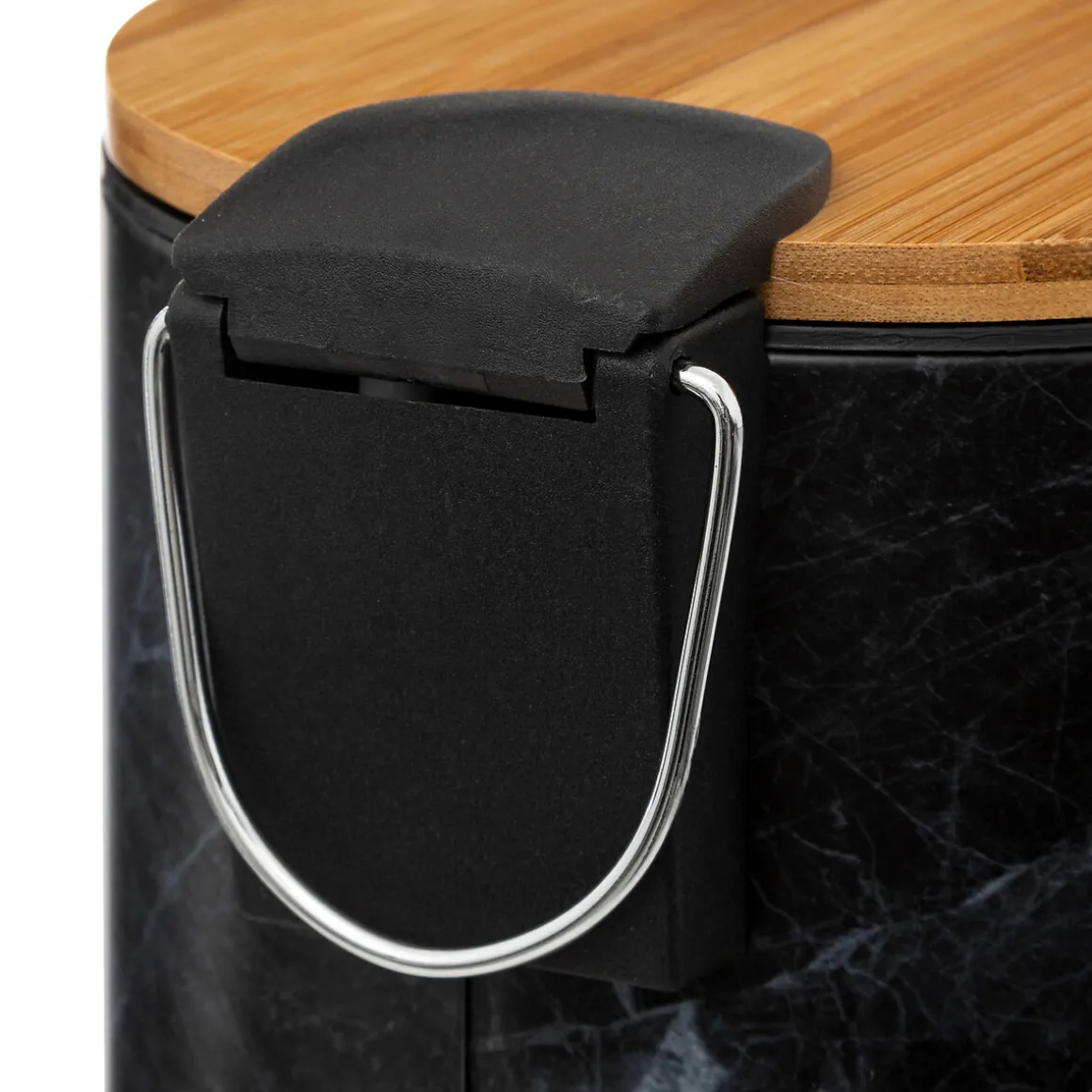 Poubelle Soft close métal 3L, Noir