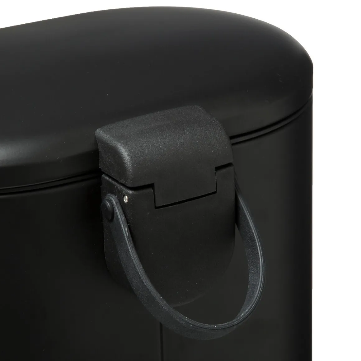 Poubelle Soft close métal 6L, Noir
