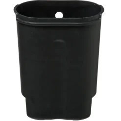 Poubelle Soft close métal 6L, Noir