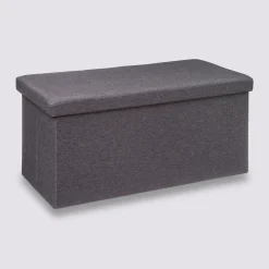 Pouf double pliant, Gris