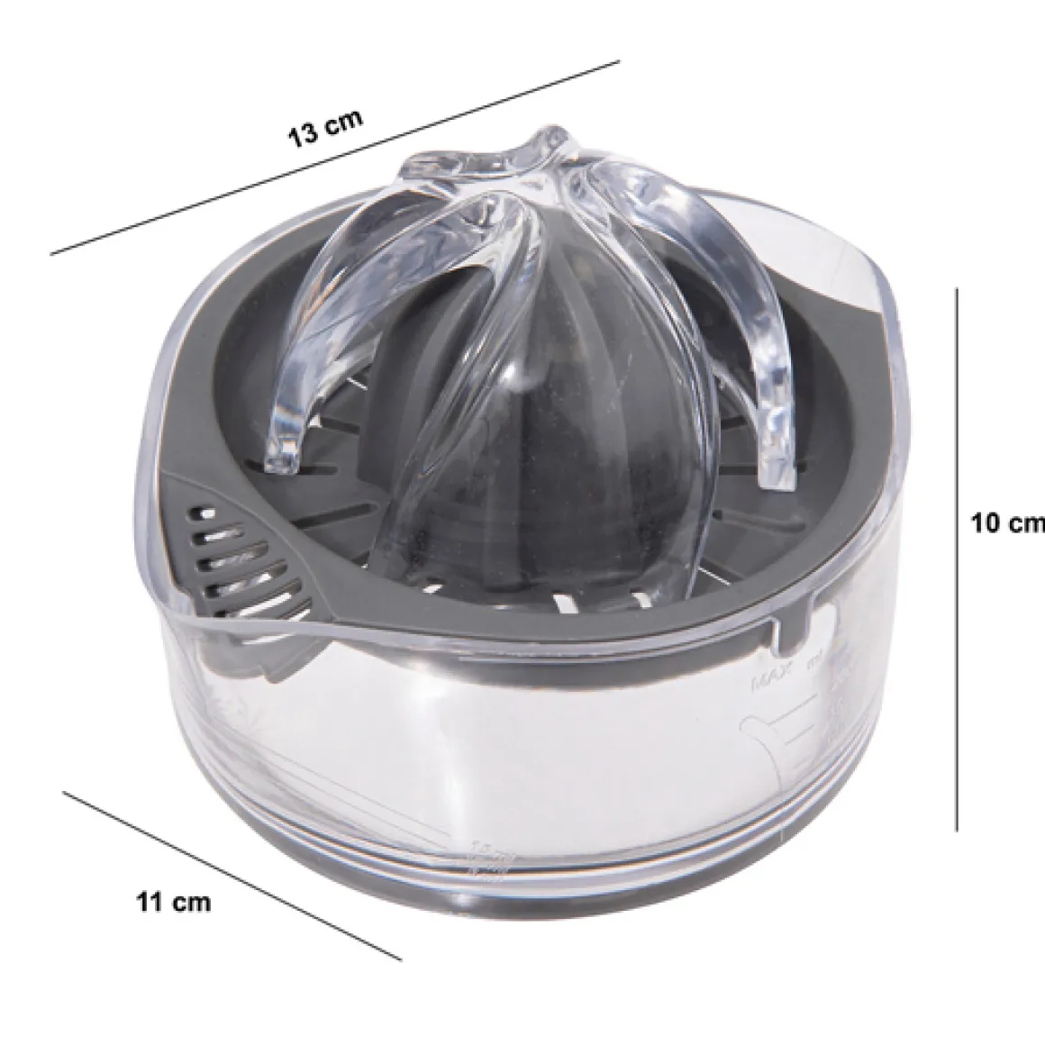 Presse-agrume 2 en 1, Gris