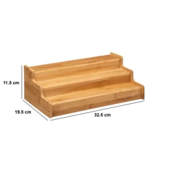 Présentoir à épices extensible, Bambou