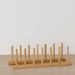 Rack 6 assiettes, Bambou