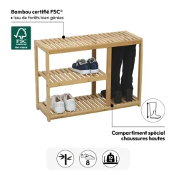Range-chaussures, Bambou