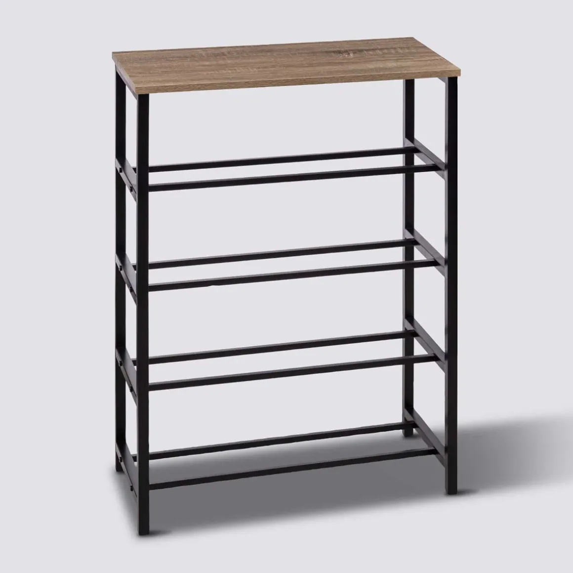 Range-chaussures console, Effet chêne naturel