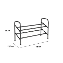 Range-chaussures métal x10 extensible