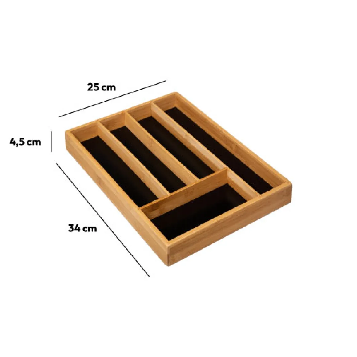 Range-couverts 5 compartiments