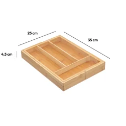 Range-couverts 6 compartiments extensibles