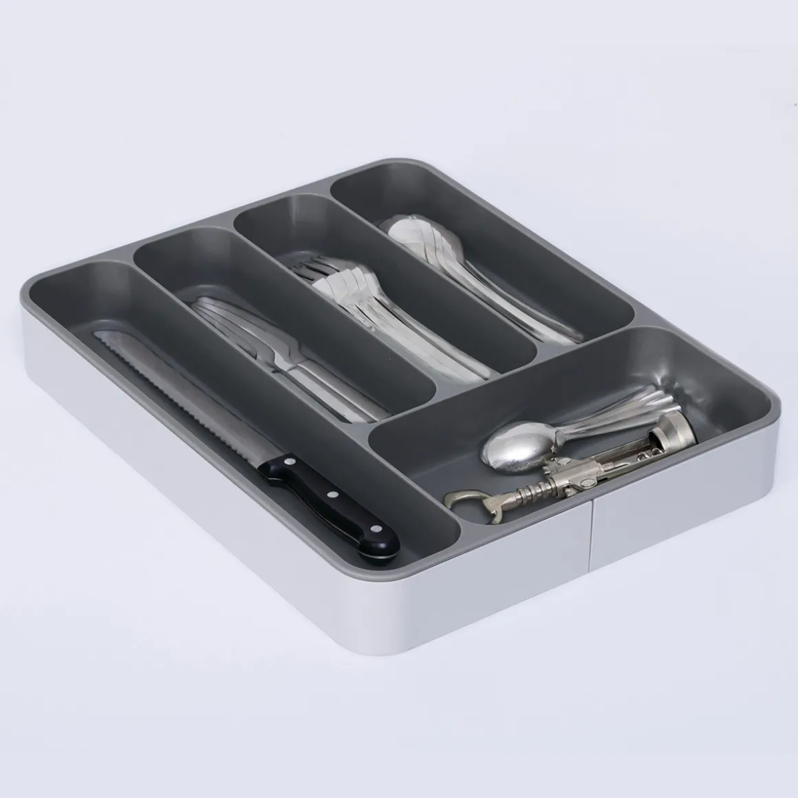 Range-couverts extensible, Gris