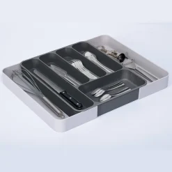 Range-couverts extensible, Gris