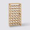 Rangement 32 bouteilles, Bambou