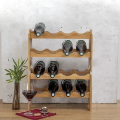 Rangement 8 bouteilles empilables