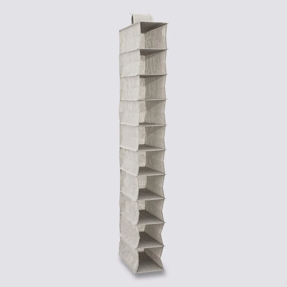 Rangement chaussures 10 cases, Gris clair