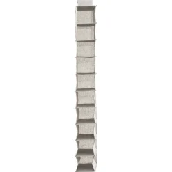 Rangement chaussures 10 cases, Gris clair